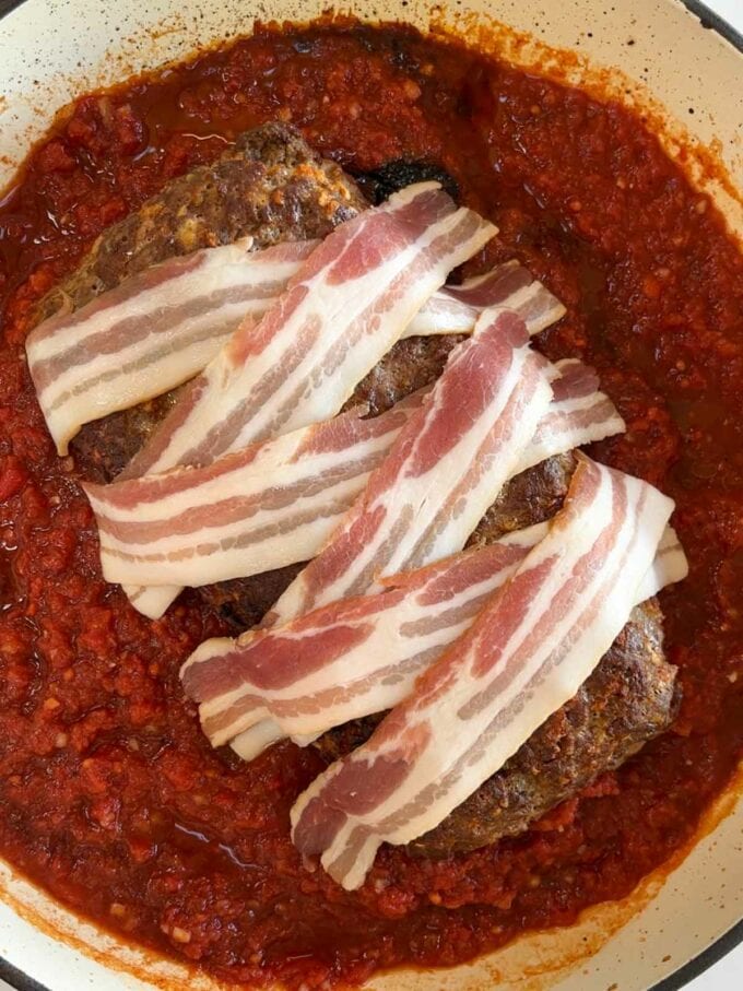 How to make an easy meatloaf recipe step 4.