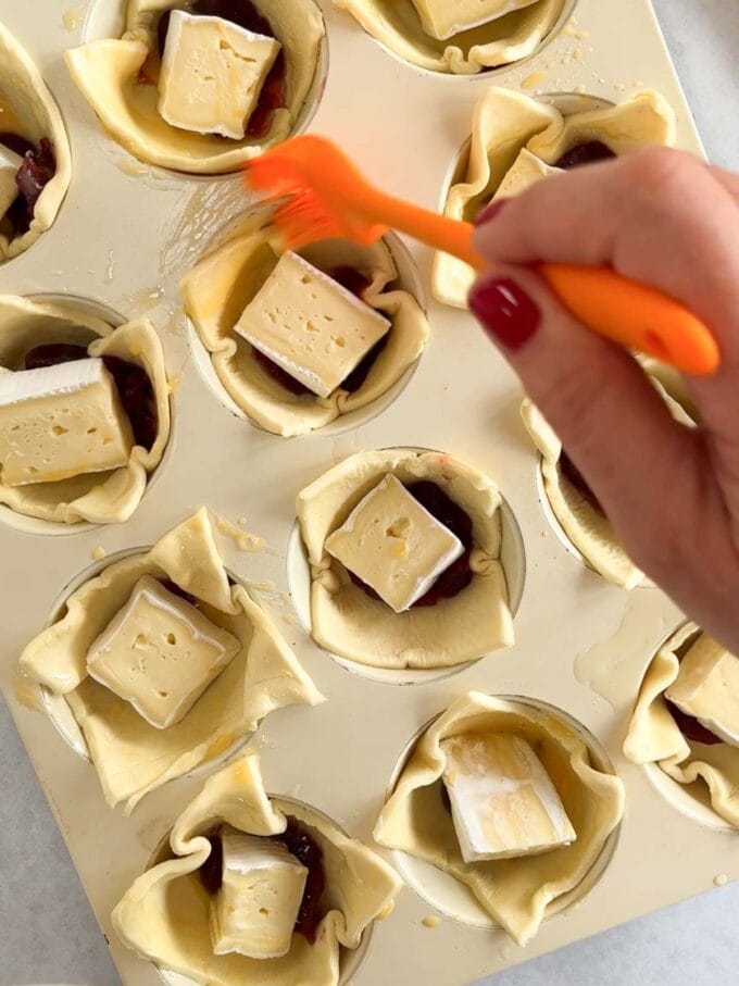 How to make Christmas canapés Step 2.