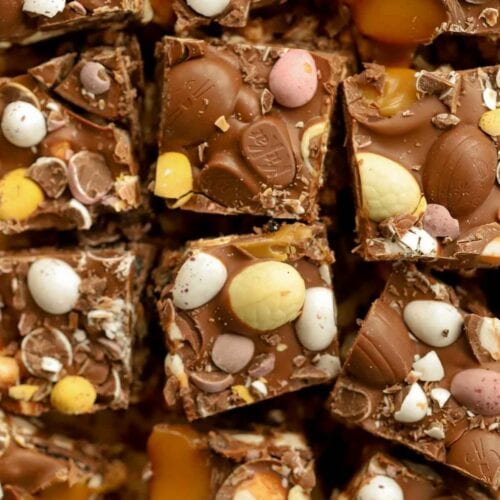 Very chocolate rocky road for Easter.