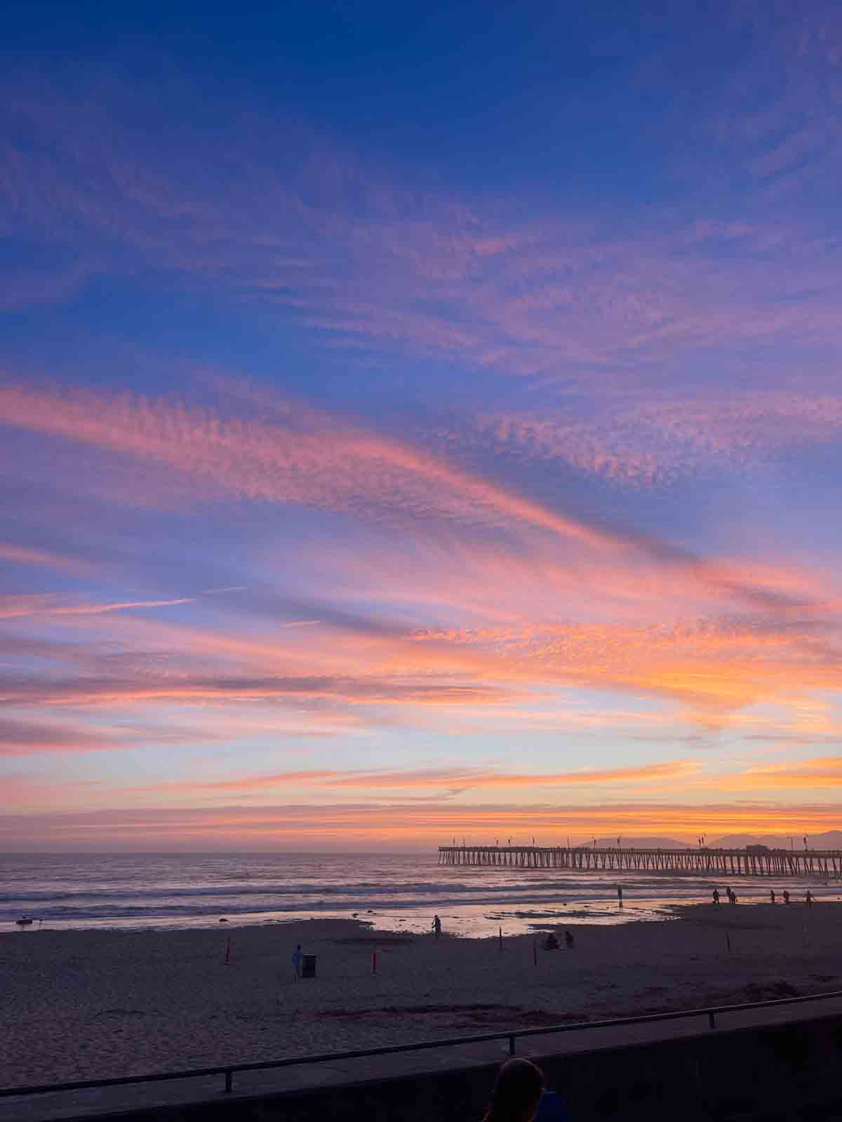 Sunset at Pismo Beach