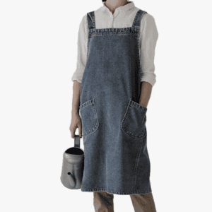 No Tie Denim Apron